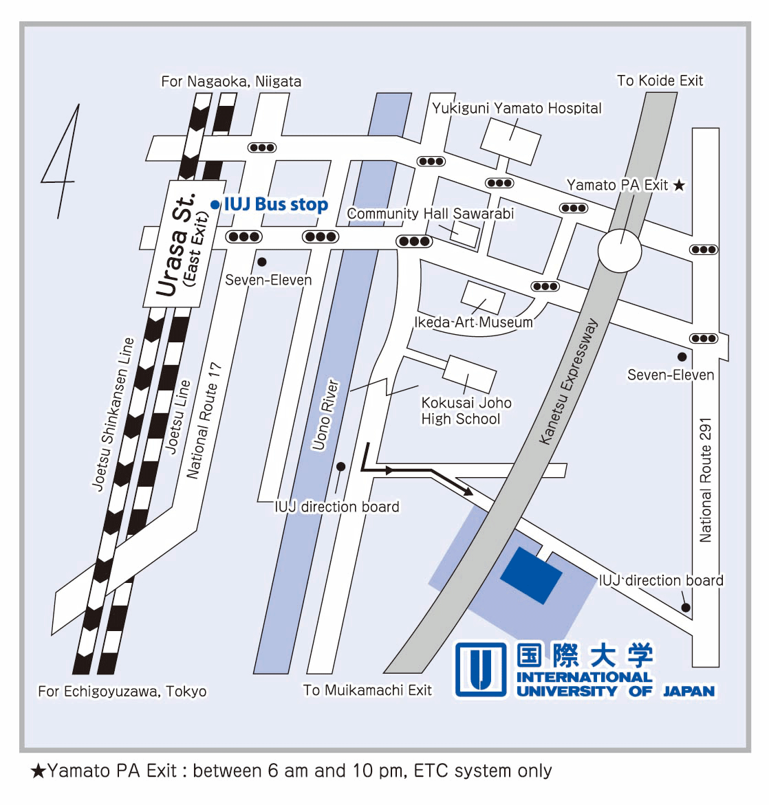 Etsu Campus Map