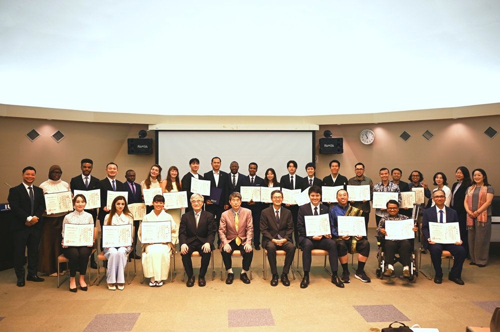 IUJ Holds Degree Awarding Ceremony for One-Year Programs
