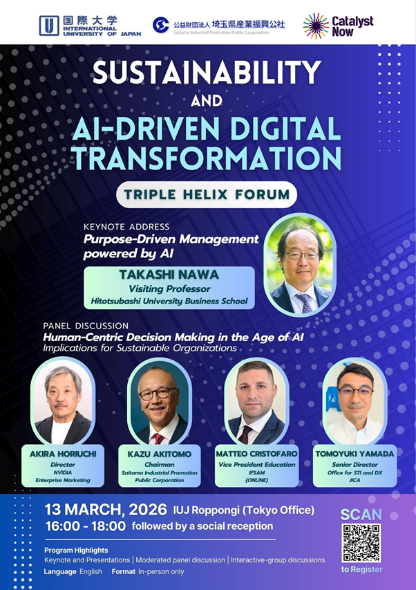 Triple-Helix Forum on Sustainability and AI-Driven Digital Transformation