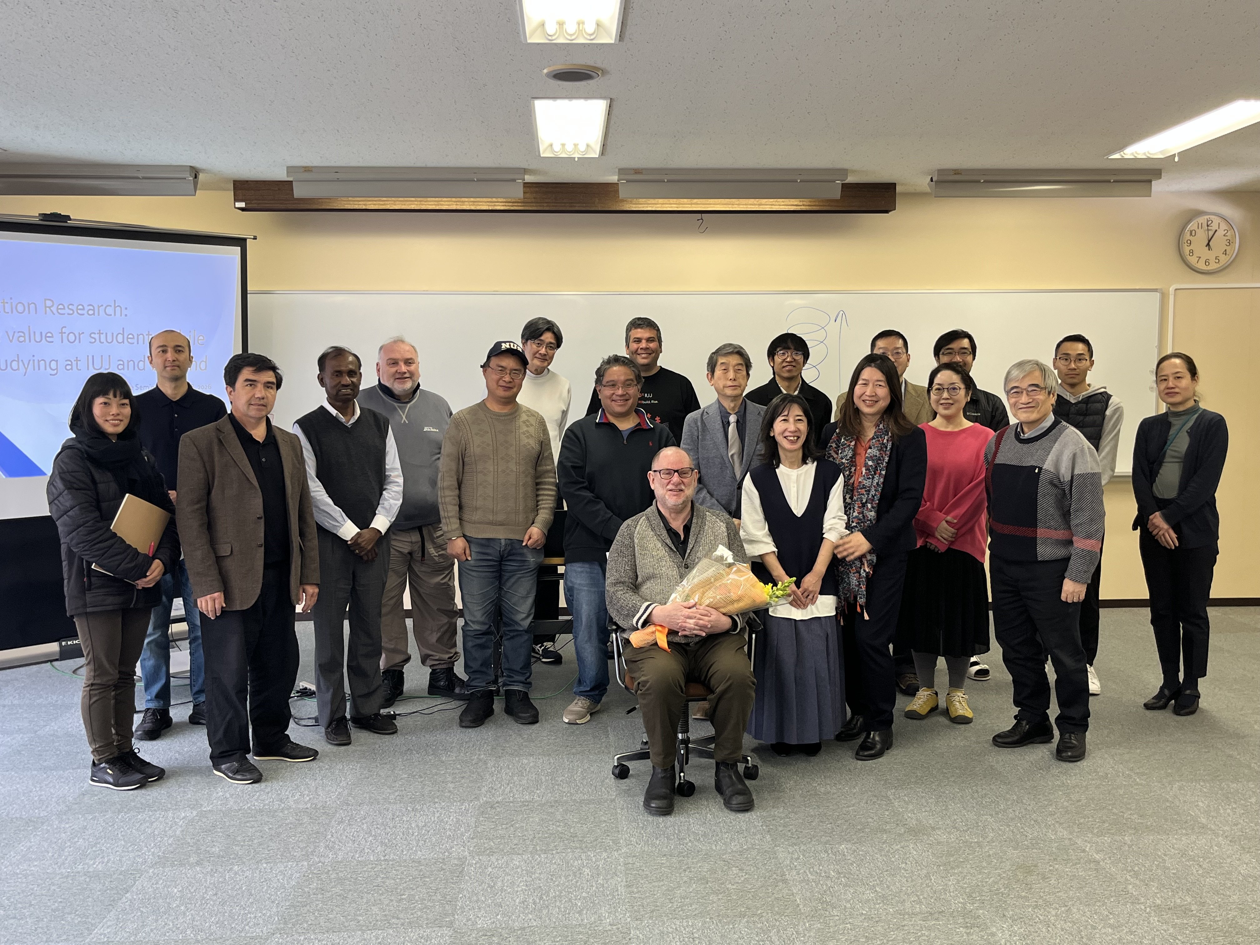 3月ランチセミナー：Action Research:IUJ在学中およびその後における学生への意義